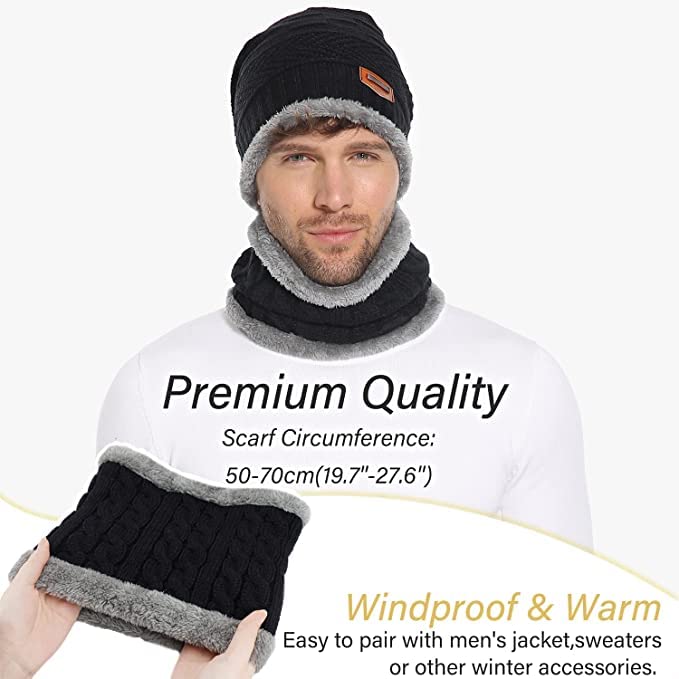 🔥🔥Woolen Cap with Neck Muffler/Neckwarmer🔥🔥Buy 1 Get 1 Free | Flat 50% OFF