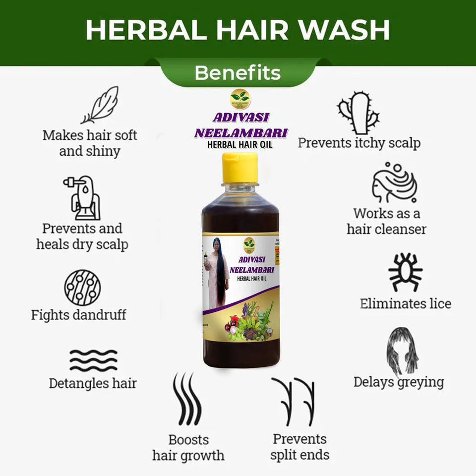 🌿 ORIGINAL ADIVASI HAIR OIL 🌿 - DIRECTLY FROM KARNATAKA 🇮🇳 🔥 (BUY 1 GET 1 FREE)🔥