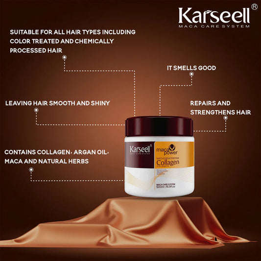 Karseell Maca Power Collagen Hair Mask (Pack of 2)