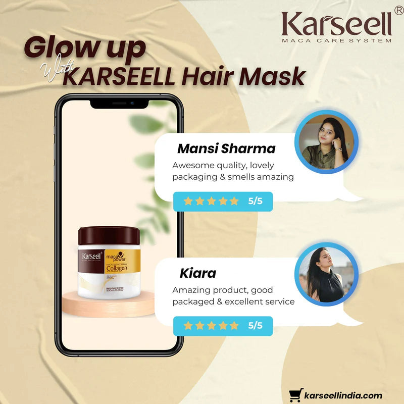 Karseell Maca Power Collagen Hair Mask (Pack of 2)