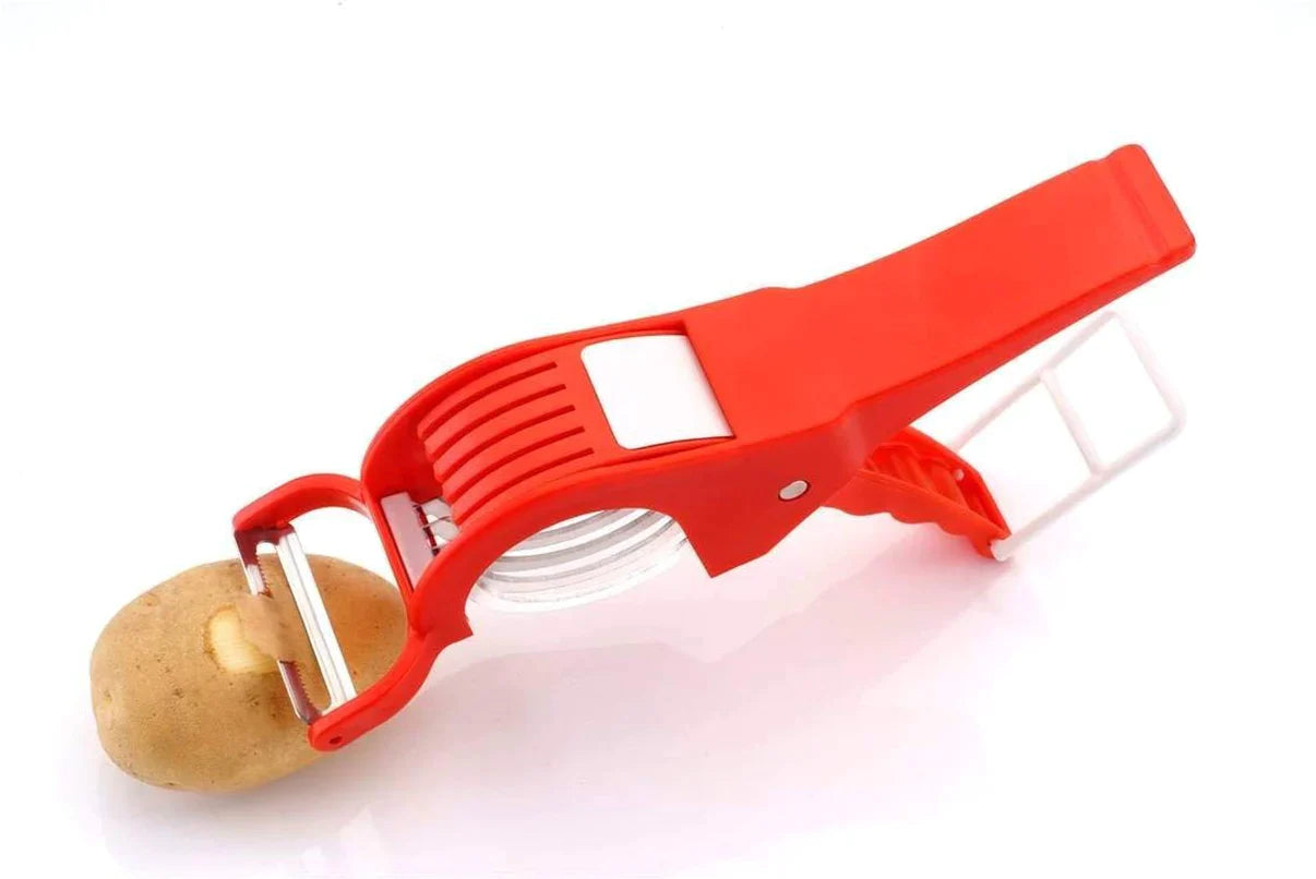 💥🤩2-In-1 Vegetable Cutter With Peeler (Assorted)🔥🔥Flat 50%OFF🔥🔥