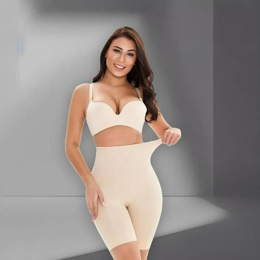 4-in-1 Shaper - Quick Slim Shape Wear Tummy, Back, Thighs, Hips - Black/Efffective Seamless Tummy Tucker Shapewear Body Shaper