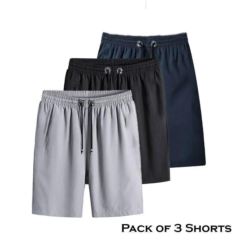 🤩💥Combo of 3💥🤩🔥🔥Flat 50% OFF🔥🔥Men's Stretchable Cotton Shorts🩳🤩